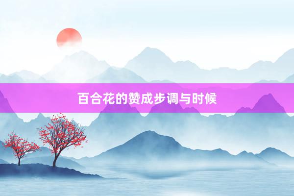 百合花的赞成步调与时候
